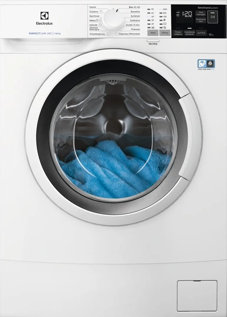 Electrolux PerfectCare 600 EW6SN406WP washing machine Front-load 6 kg 1000 RPM White