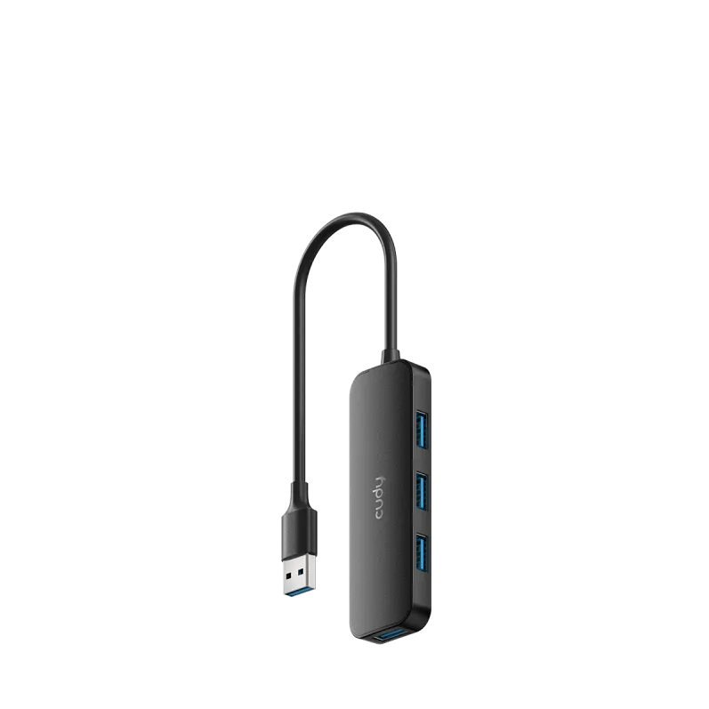 CUDY 4-Port USB-A 3.0 Hub