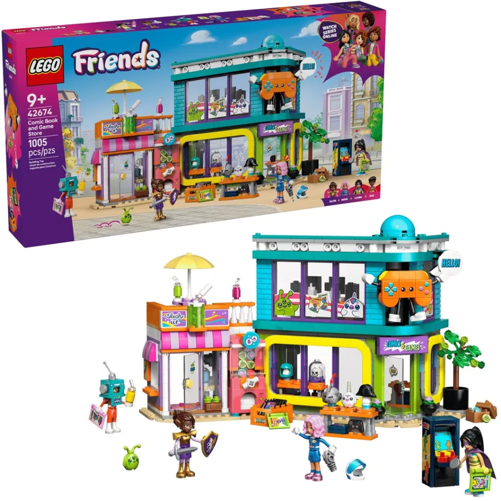 LEGO FRIENDS 42674 Comic Book and Game Store