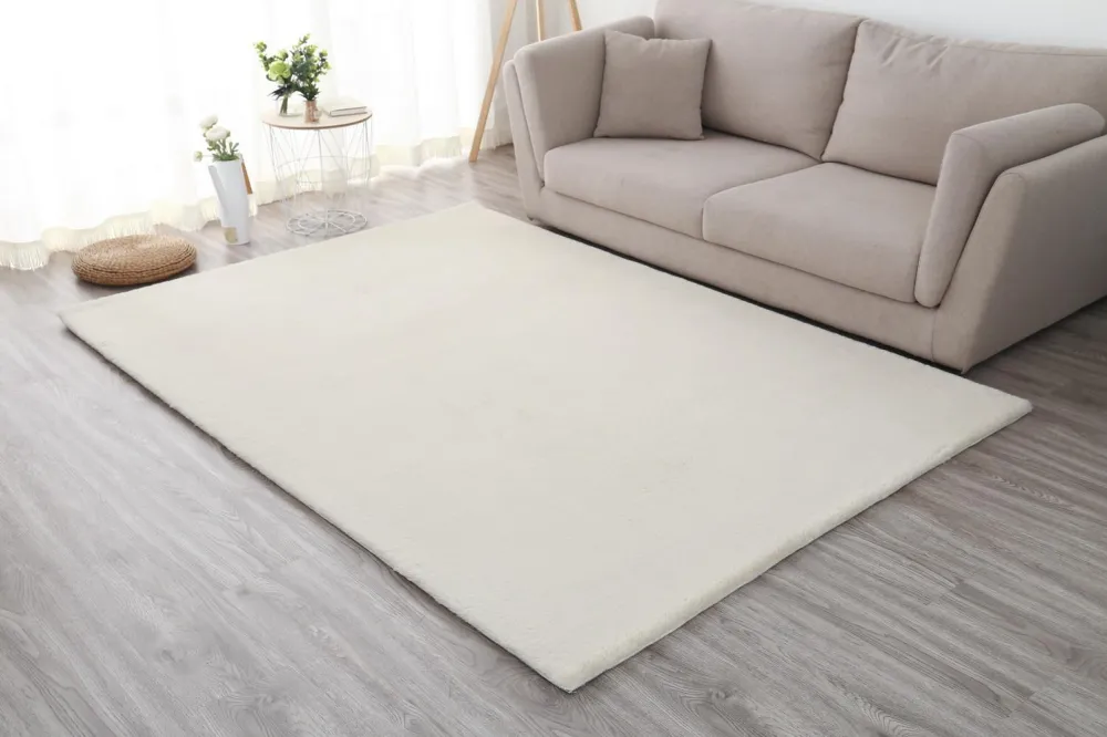 Covor shaggy soft blanita 70X140 cm cre