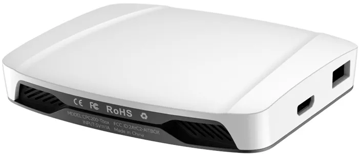 Adaptor wireless Carlinkit CPC200-Tbox UHD pentru CarPlay/Android (cu port USB-A)