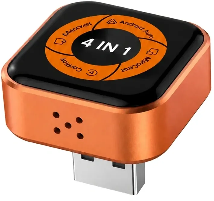 Adaptor wireless CARLINKIT Mini Ultra 6 pentru CarPlay și Android Auto