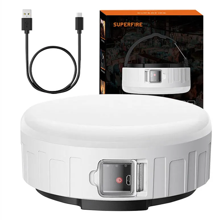 Lampă de camping Superfire T25 – 400 lm, USB, 3 moduri