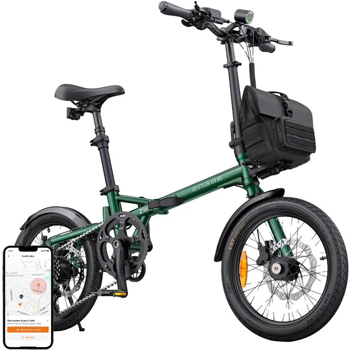 Bicicletă electrică ENGWE ZIP 250 W, 16" (verde)