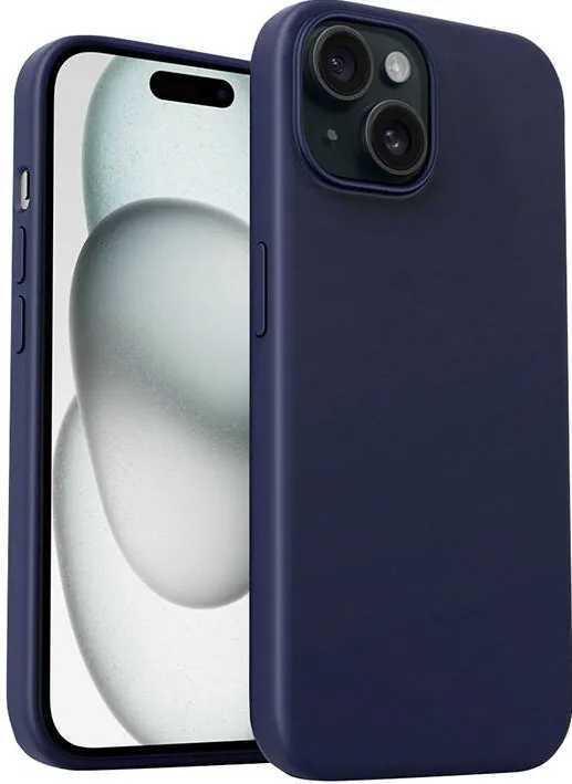 Carcasă Aukey PC-GJ10B pentru iPhone 15 Plus (albastru furtună)