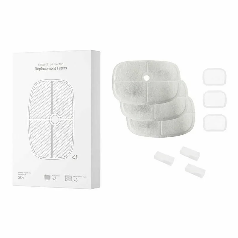 Filtre de înlocuire + burete + pompă autocolantă Petoneer (3 buc.)