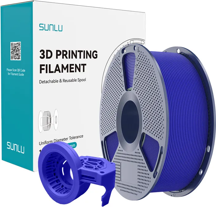 Filament mat de mare viteză Sunlu PETG (albastru)
