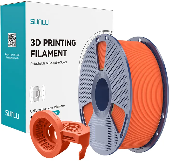 Filament mat de mare viteză Sunlu PETG (portocaliu)