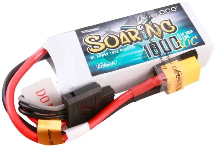 Akumulator Gens ace G-Tech Soaring 1000mAh 11.1V 30C 3S1P Lipo Batte