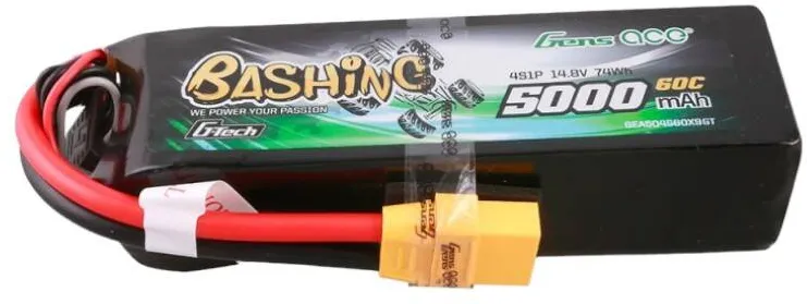 Gens ace G-Tech 5000mAh 14.8V 4S1P 60C Lipo Battery Pack cu XT90 Plug-Bashing Series