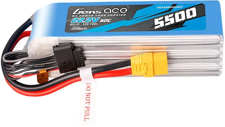 Baterie Gens Ace G-Tech 5500mAh 22.2V 60C 6S1P LIPO cu conector XT90