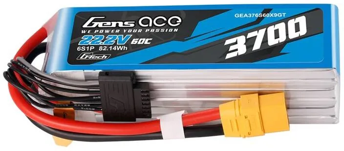 Acumulator Lipo Gens Ace G-Tech 3700mAh 22.2V 60C 6S1P XT90