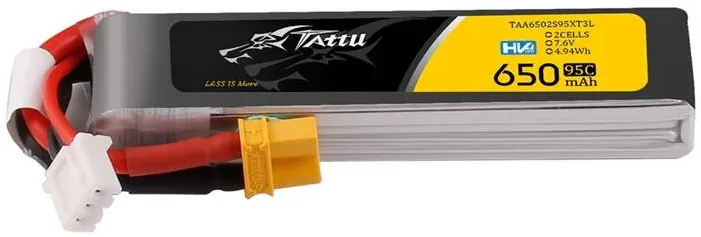 Acumulator Lipo Tattu 2s 650mAh 95C 7.6V HV z XT30 Long-Pack