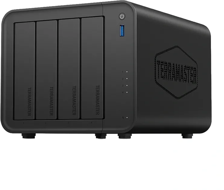 Server de fișiere NAS TERRAMASTER F4-425: Intel N5095, 16 GB RAM, 4 sloturi