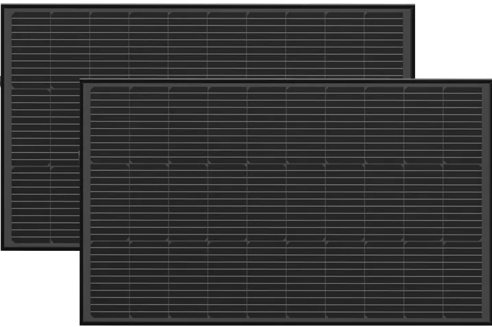 Set de panouri fotovoltaice 2x EcoFlow 100W (structură rigidă)