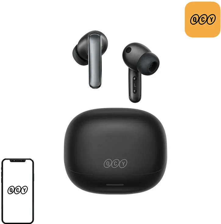 Căști fără fir QCY Melobuds N65 (negru)