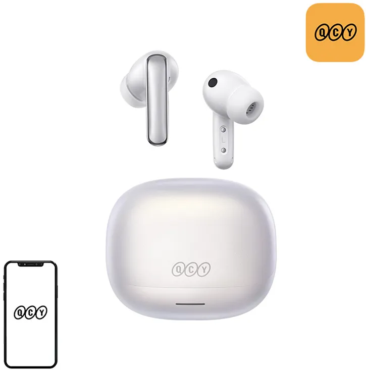 Căști fără fir QCY Melobuds N65 (alb)