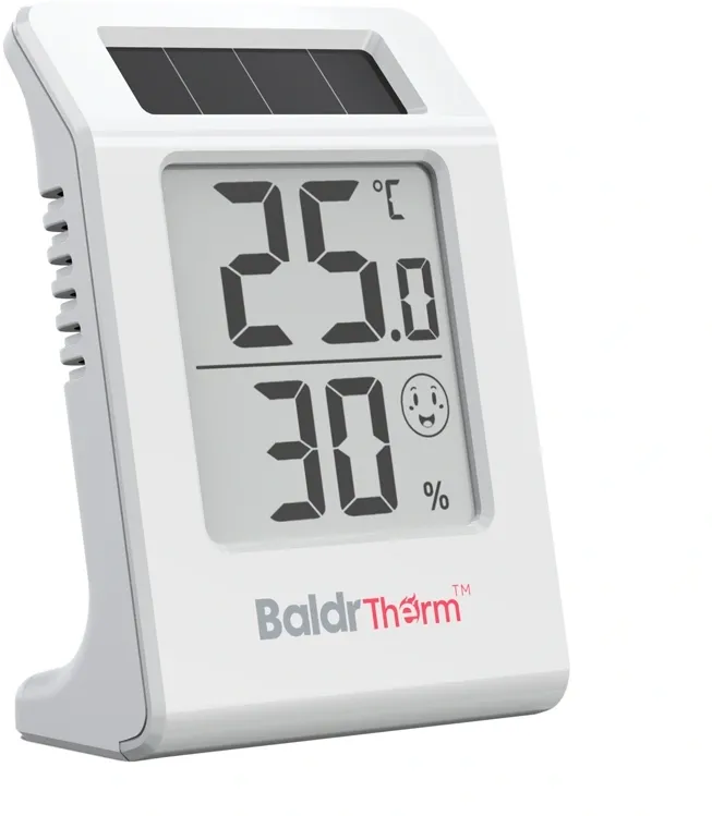 BALDRTHERM E0587TH Termohigrometru alimentat cu energie solară