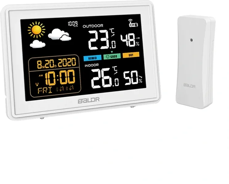 Stație meteorologică BALDRTHERM B0359WST2H2PR cu senzor exterior