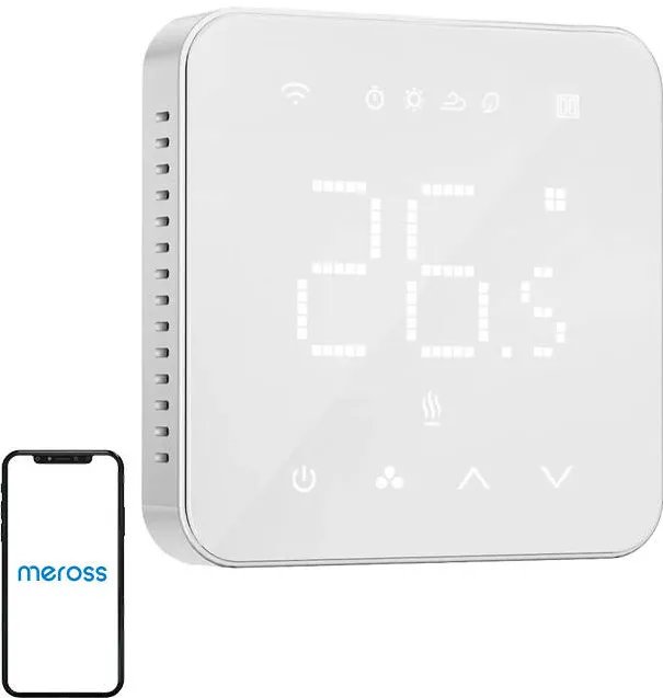 Termostat WiFi inteligent Meross MTS200BHK(EU) (HomeKit)
