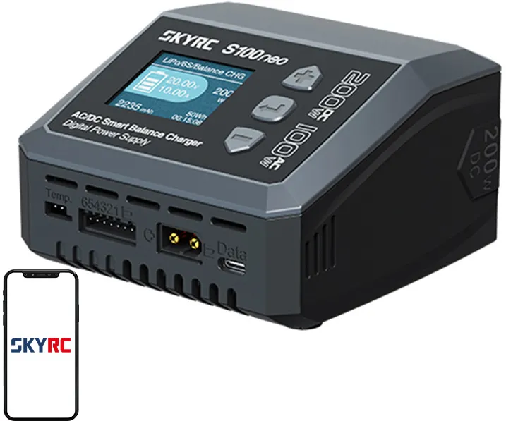 Încărcător inteligent SkyRC S100neo AC/DC