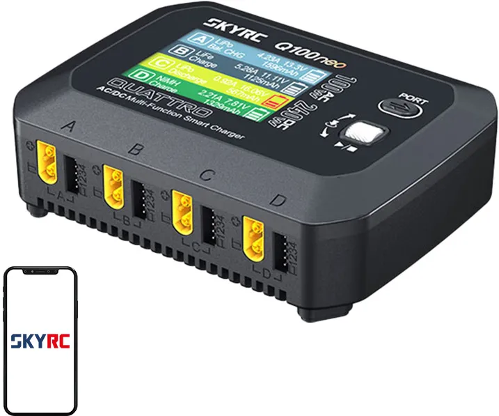 Încărcător inteligent multifuncțional SkyRC Q100neo AC/DC