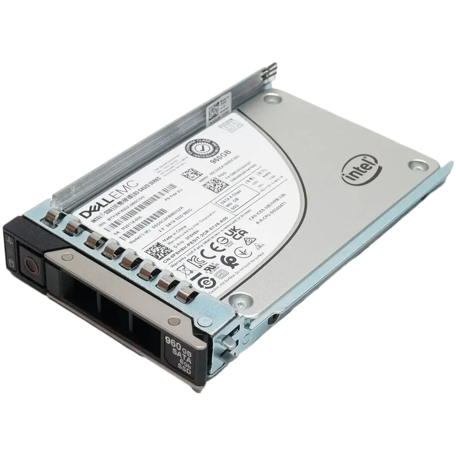 Dell - 960GB SSD SATA Read Intensive 6Gbps 512e 2.5in Hot-Plug, CK