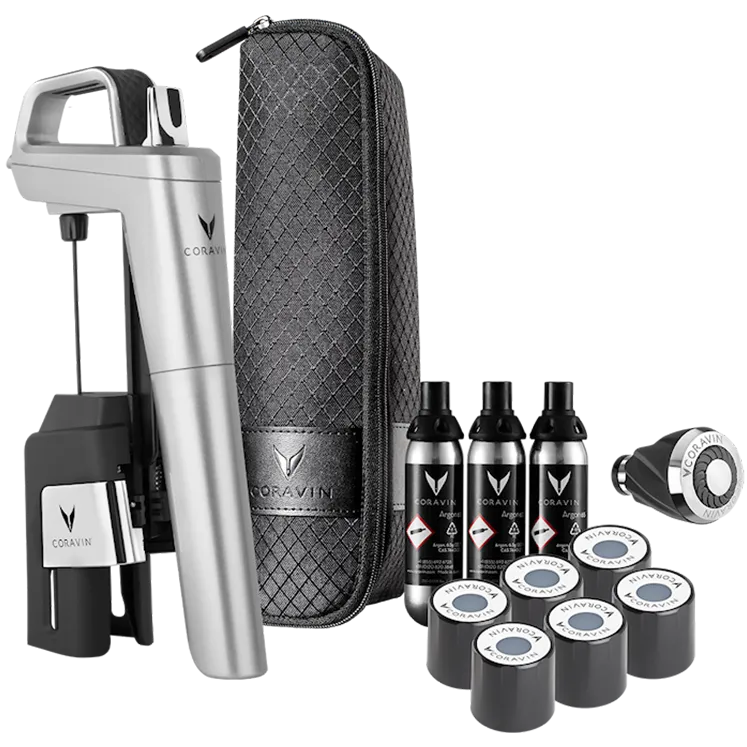 CORAVIN Timeless Six+ Wine Preservation System - Silver