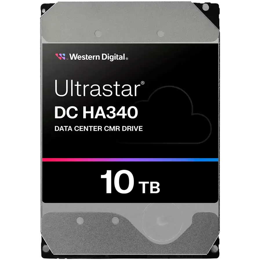 HDD Server WD Ultrastar DC HA340 10TB 512e SE, 3.5’’, 256MB, 7200 RPM, SATA, SKU: 0B47062