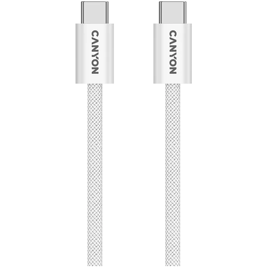 CANYON cable OnWire 60MG C-C 60W Magnet Braided 1m White