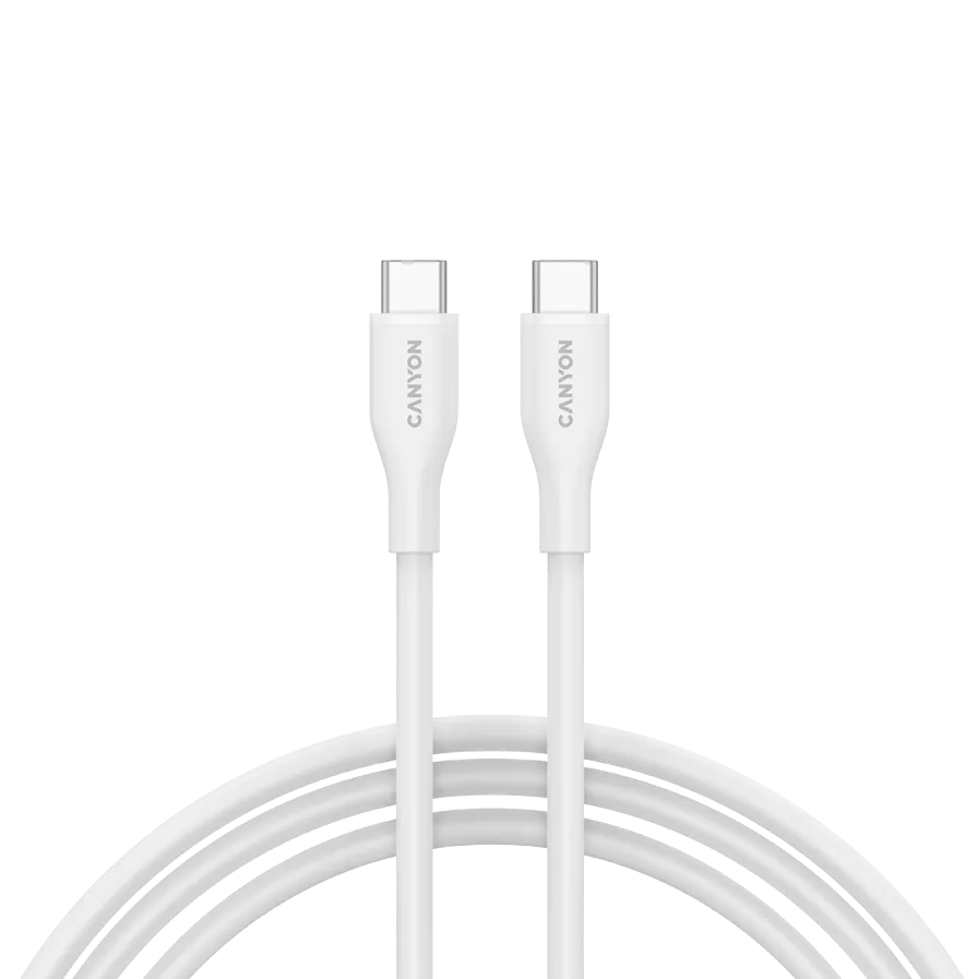 CANYON cable CC60SC10 C-C 60W 1m Silicon White