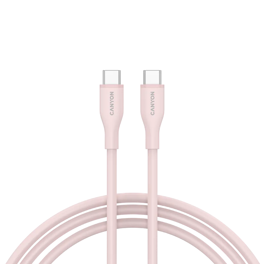 CANYON cable CC60SC10 C-C 60W 1m Silicon Pink Sand