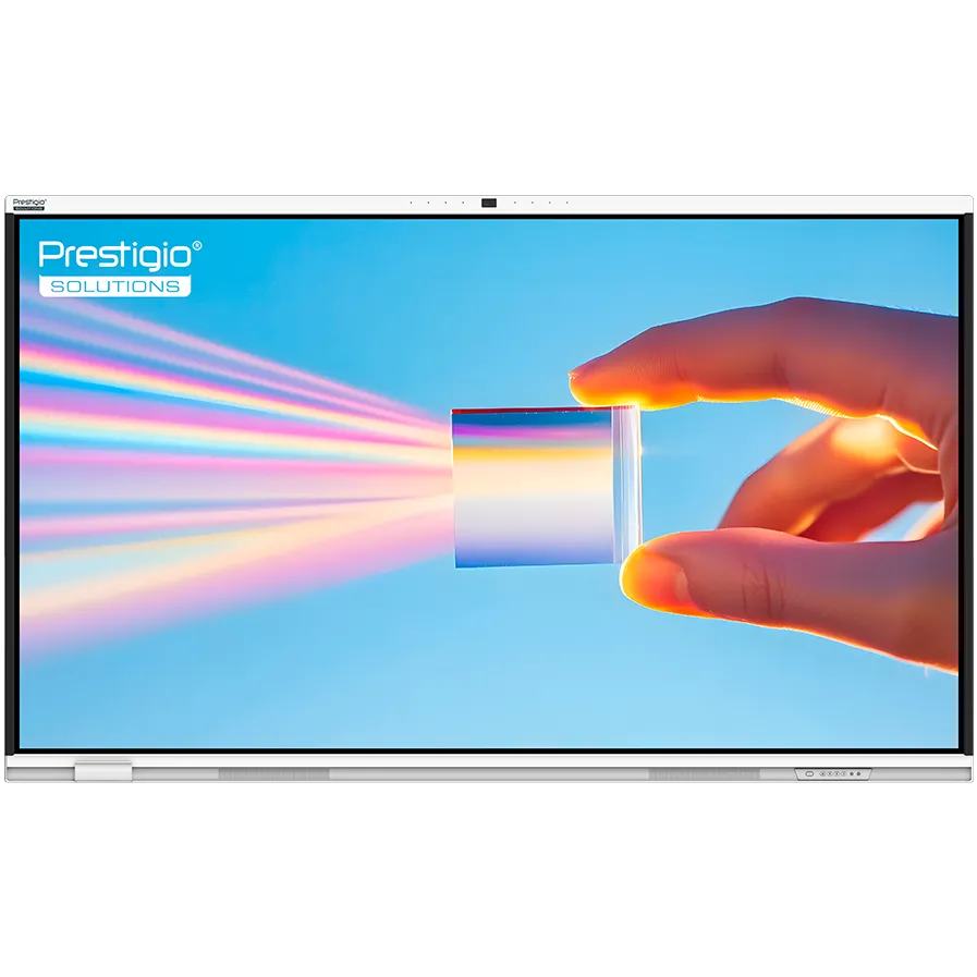 PRESTIGIO SOLUTIONS Multiboard 65'' Prism, Android 14, Google EDLA, AI Camera, 8/128GB, 50TP