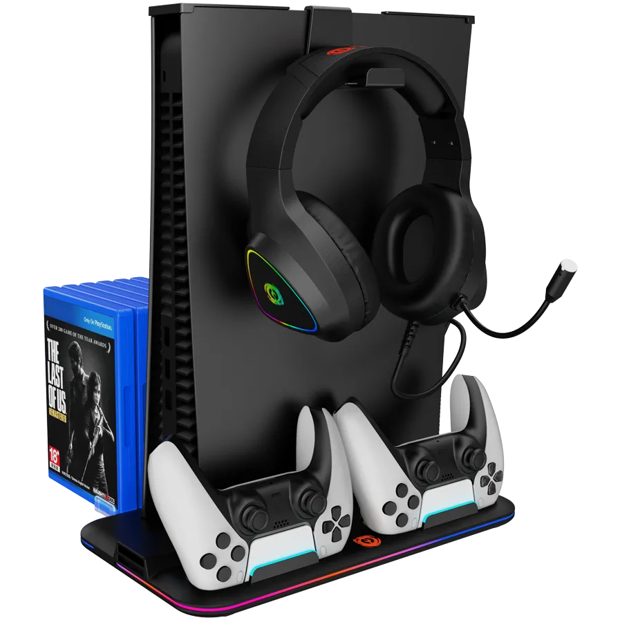 CANYON cooling stand CS-5 RGB PS5 Charge Black