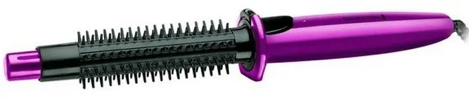 Remington CB4N hair styling tool Straightening curling brush Lilac