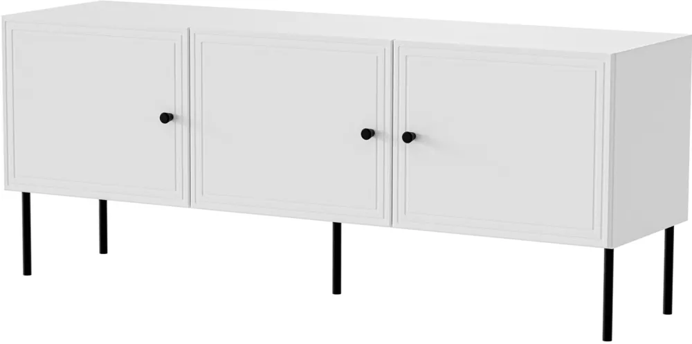 Cama RTV 3D cabinet PALAZZO BIS 151x40x60 white matt