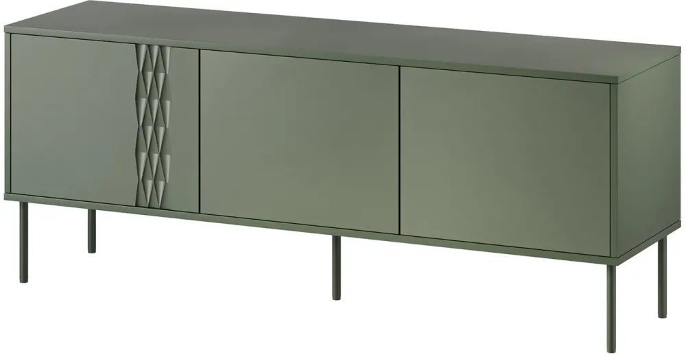 Cama RTV 3D TRESSE cabinet 150x40x55 matte green