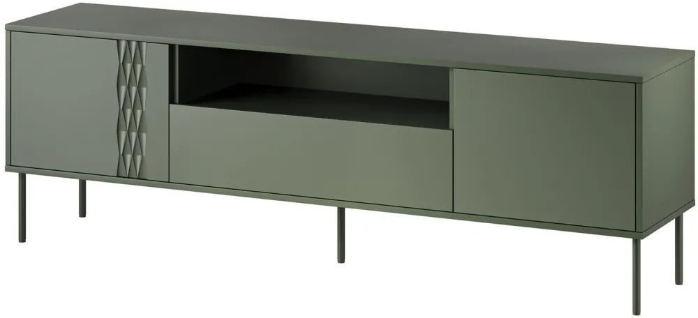 Cama EF TRESSE RTV Cabinet 180x40x54.5 matte green