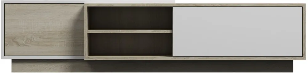 Cama TV cabinet SIGMA1 180 sonoma oak/white gloss