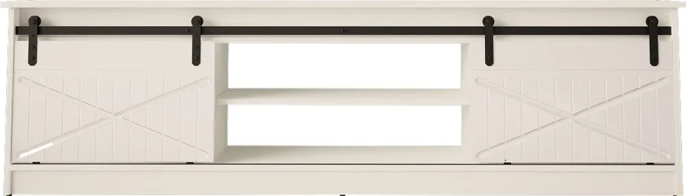 RTV GRANERO cabinet 200x56.7x35 white/gloss white