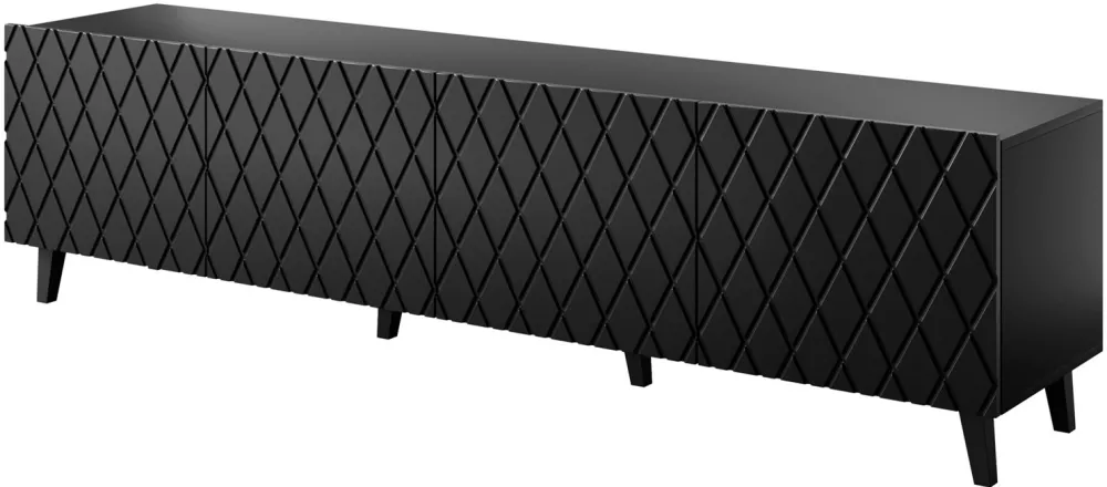 RTV cabinet ASTI 200x42x52 matte black