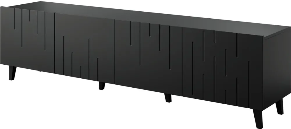 RTV cabinet BARI 200x42x52 matte black