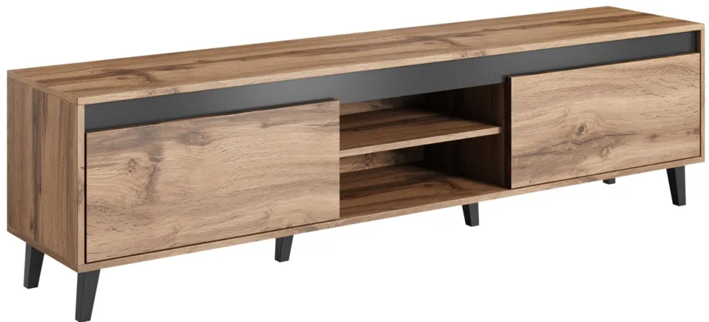 Cama TV stand NORD II 170cm wotan/antracite