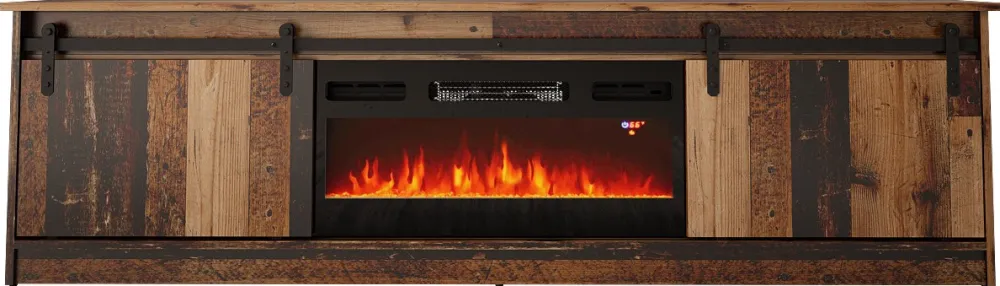 RTV GRANERO + fireplace cabinet 200x56.7x35 old wood