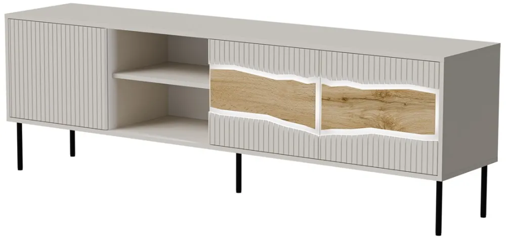 Cama INSERTO 3D1W TV cabinet 190x40x61.5 cashmere + LED