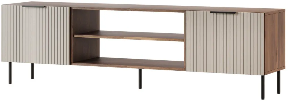 Cama ALMERA TV cabinet 180.5x42x52.5 walnut/cashmere