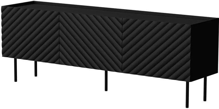 Cama LUCCA 3D TV cabinet 165x40x59 black