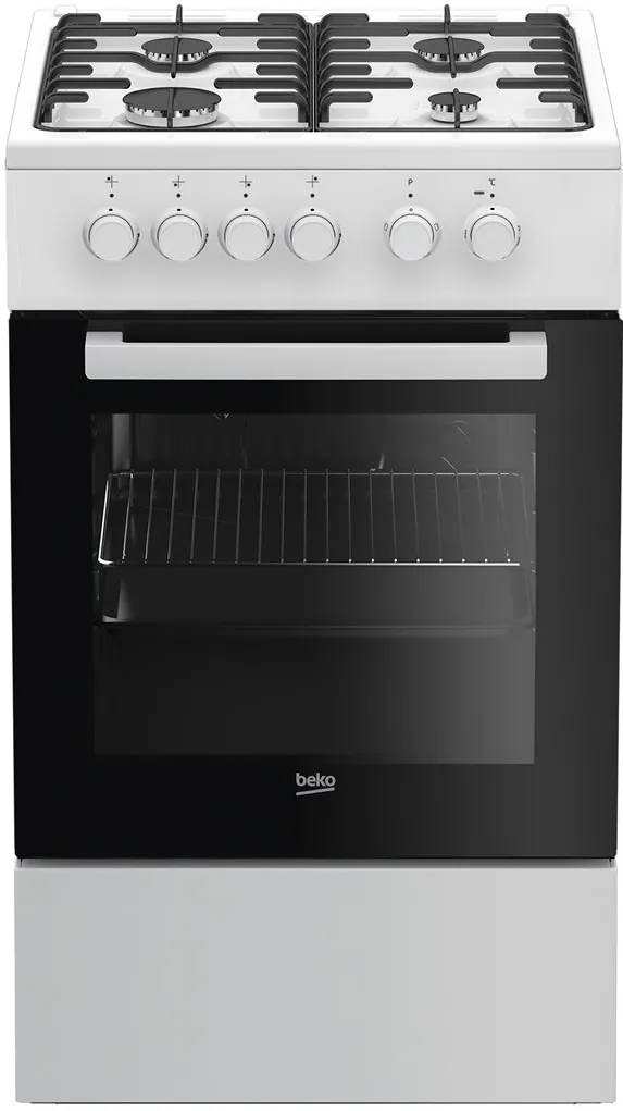 Beko FSS52020DW cooker Freestanding cooker Gas White A