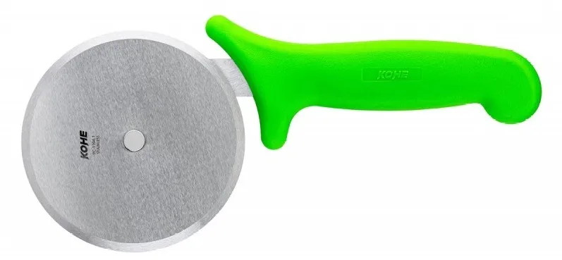KOHE 101 mm pizza cutter with rotating blade, assorted colours