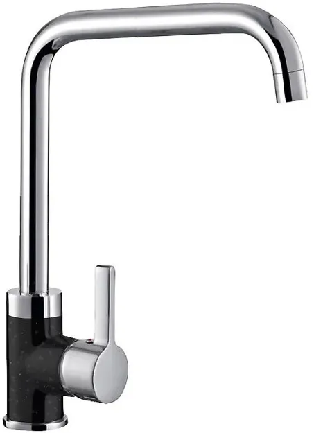 PYRAMIS SILVIO DUO granite black mixer